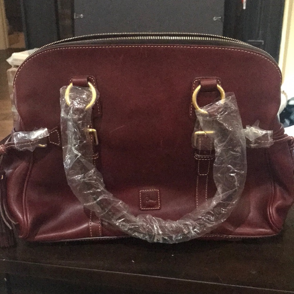 Dooney & Burke Domed Buckle Satchel